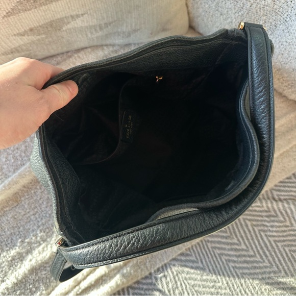 Kate Spade Black Pebbled Leather Shoulder Bag Chester Street Michaela - Picture 12 of 13